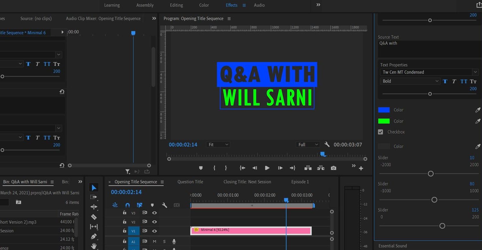 2021-04-14 1207 hours (Changing Colors of Titles to Match Client's Logo 'True Elements')