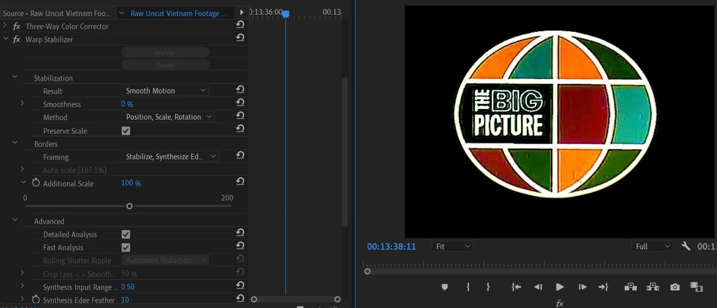 2022-07-07 2250 hours (Trial and Error on Warp Stabilizer on Closing Title Card)