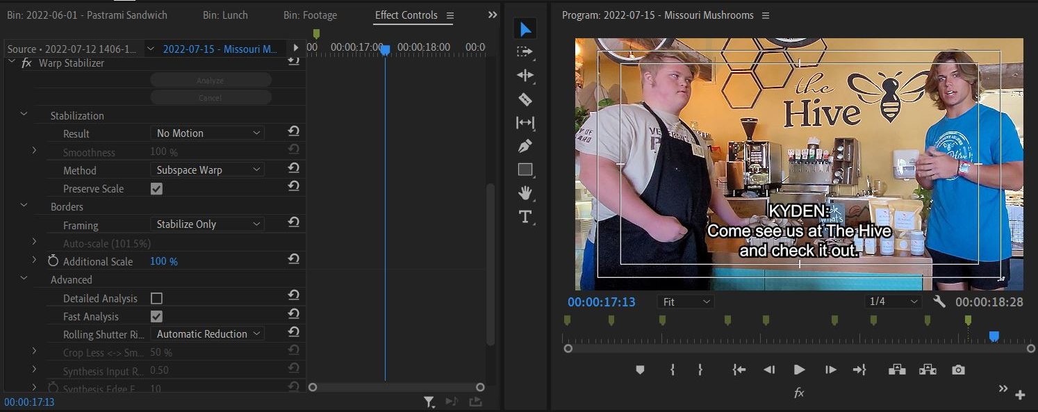 2022-07-15 1329 hours (Ending Segment Stabilized)