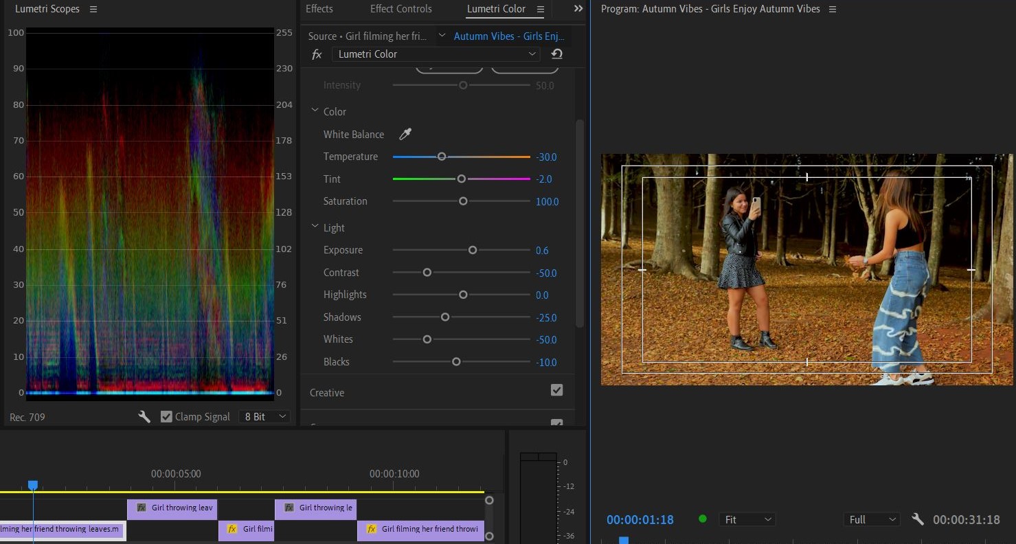 2022-12-21 1347 hours (Trial and Error Saturating & Color-Correcting 'Girls Enjoy Autumn Vibes')