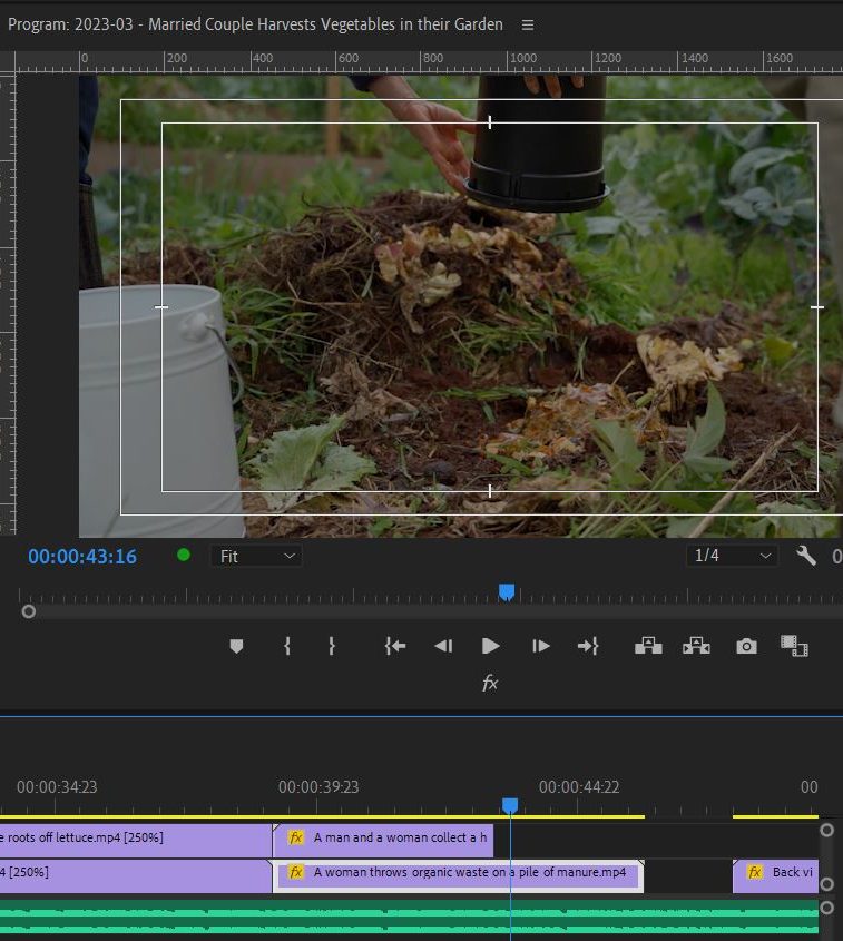 2023-03-06 1516 hours (Trimming Raw Footage to Keep Only the Main Action)
