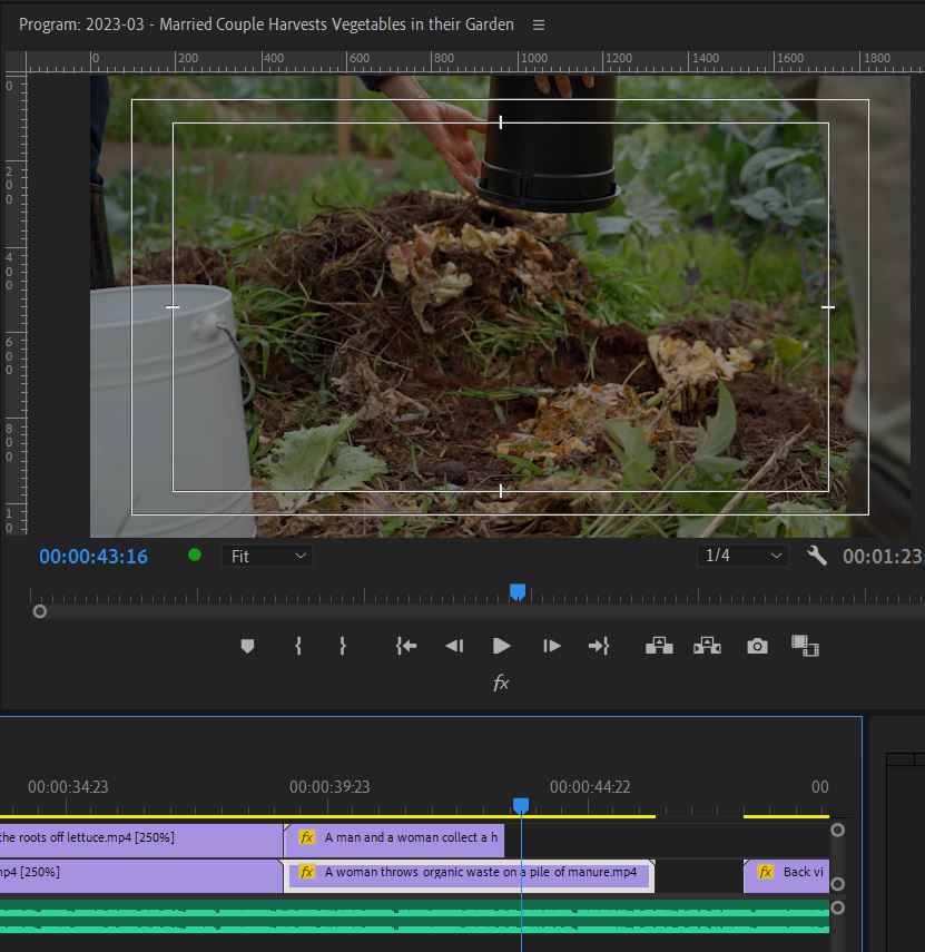 2023-03-06 1516 hours (Trimming Raw Footage to Keep Only the Main Action)
