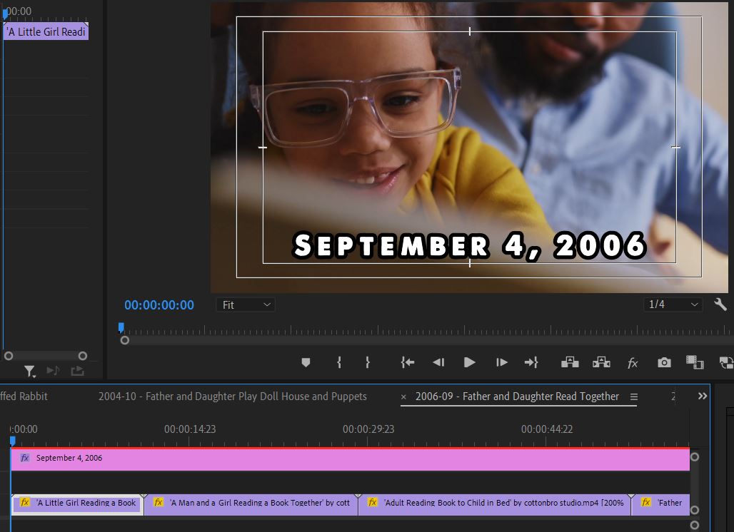 2023-06-07 1120 hours (Deleted First Two Shots 'A Girl Removing Eyeglasses of a Man while Sleeping' and 'Father Getting his Eyeglasses Back from her Daughter' to Make Sequence Easier to Edit)