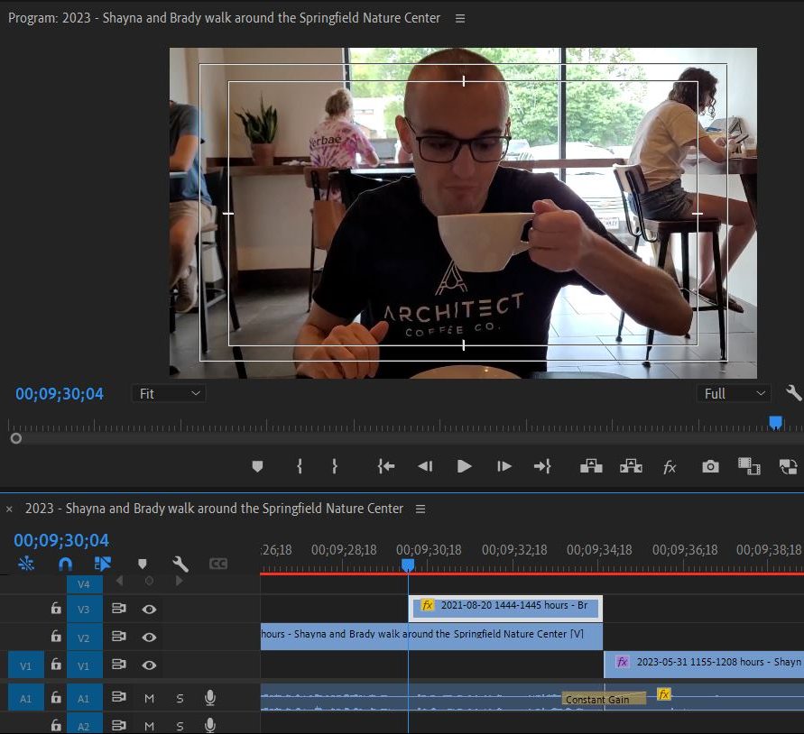 2023-07-11 1649 hours (Inserted B-Roll Shot of Brady at Architect Coffee Company)