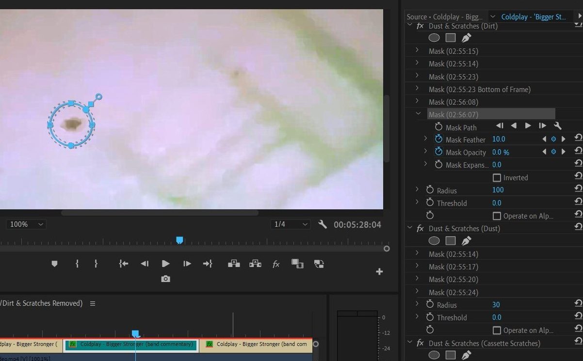2024-03-27 1822 hours (Removing Dirt Dot from Dirty & Dusty Under Water Shot)