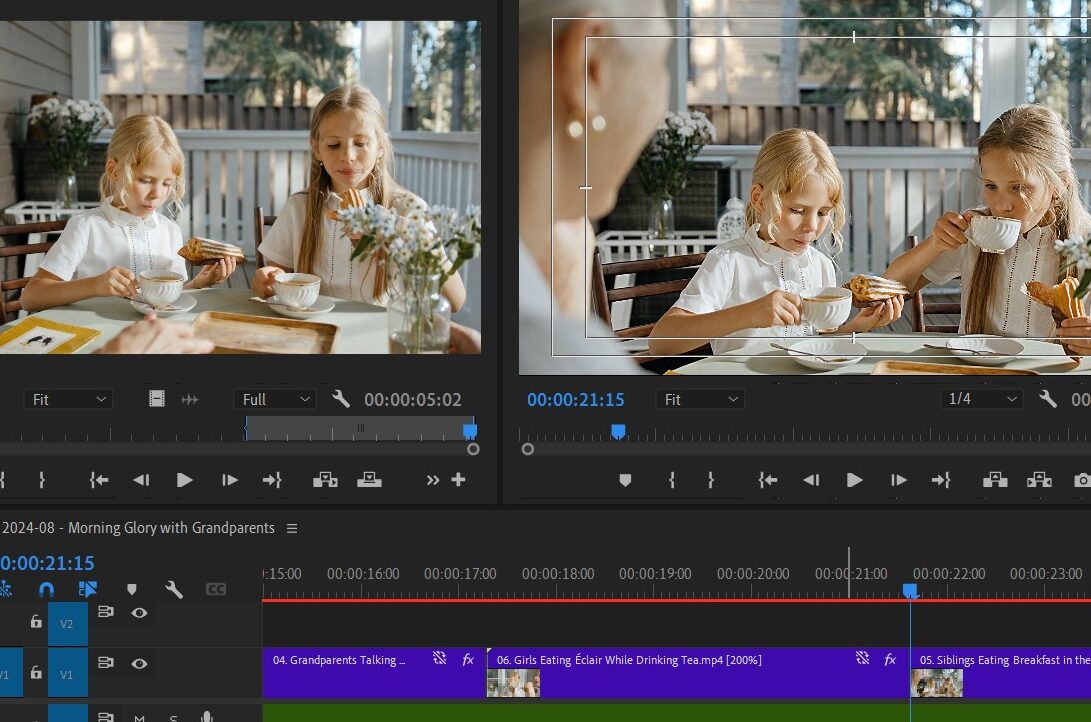 2024-08-23 1556 hours (Swapped and Re-Trimmed 'Siblings Eating Breakfast in the Veranda' and 'Girls Eating Éclair While Drinking Tea' for Continuity)