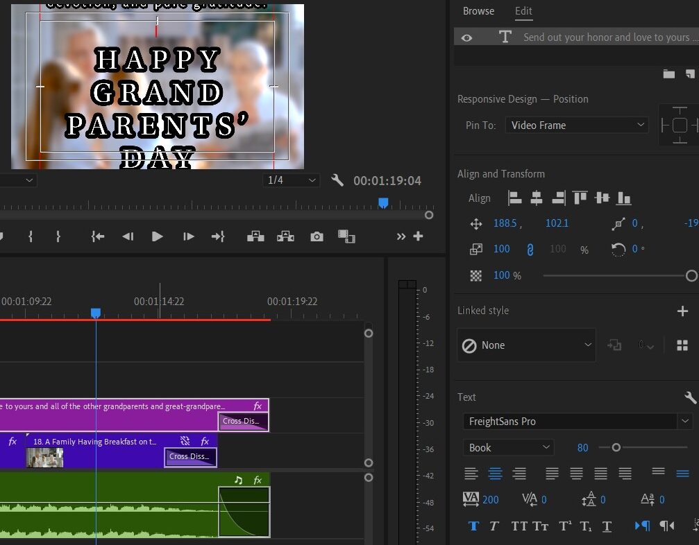 2024-08-28 1152 hours (Adjusting Rolling Title Card to Center 'Happy Grandparents' Day' at Stop)