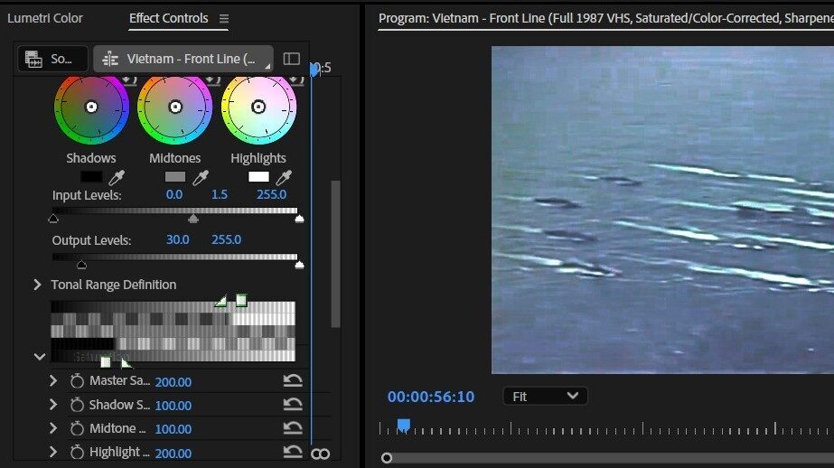 2025-02-07 1324 hours (Color-Correcting Aerial Shot of Sailing Ships to Appear Realistic)