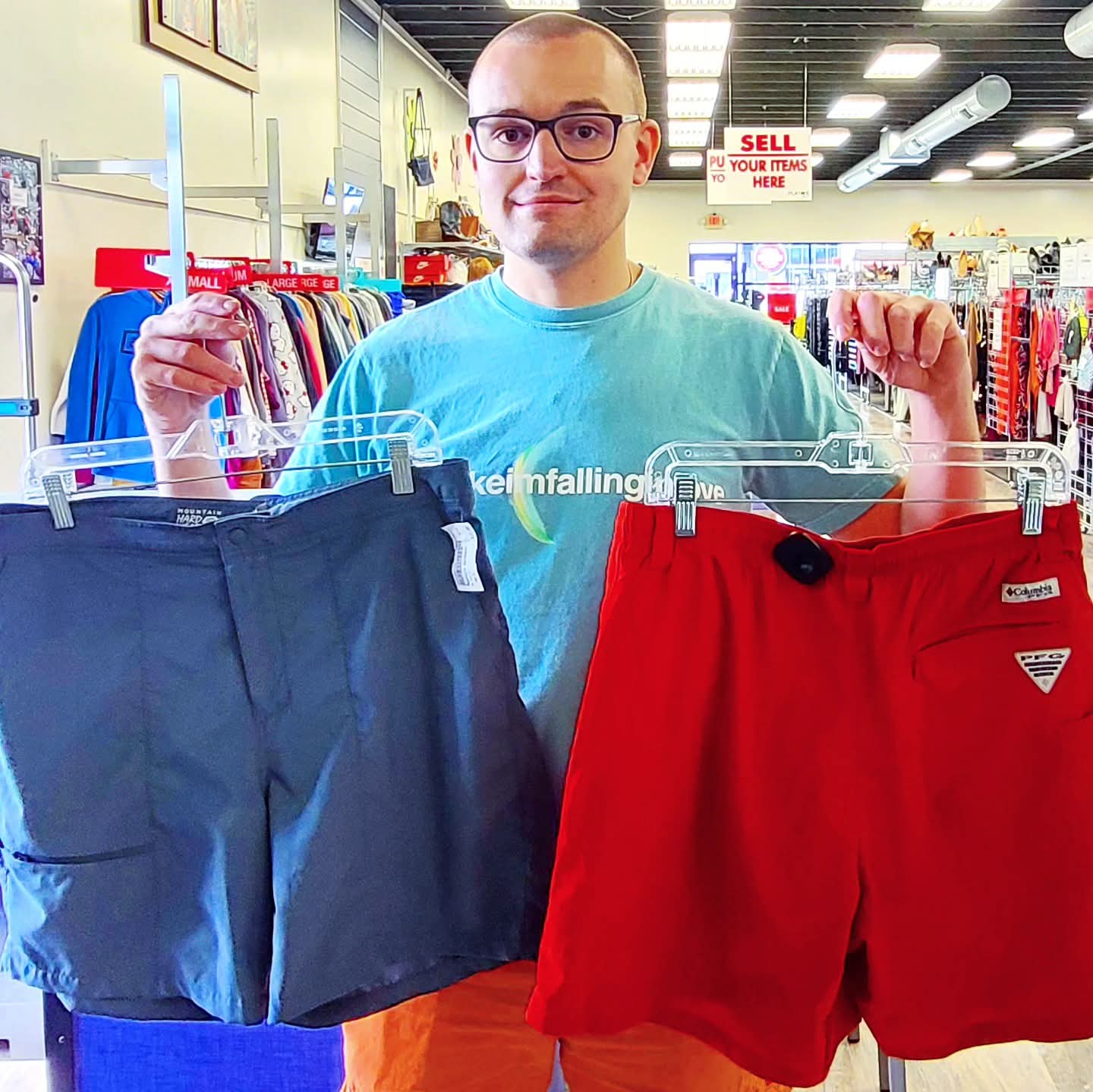 2025-08-29 1618 hours - Shopping for Shorts at Plato's Closet