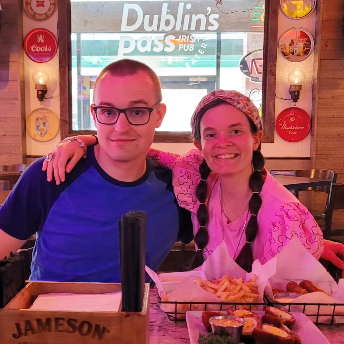 2025-09-16 1636 hours #2 - Brady and Haley Kilburn enjoy Dinner Together at Dublin's Pass Downtown