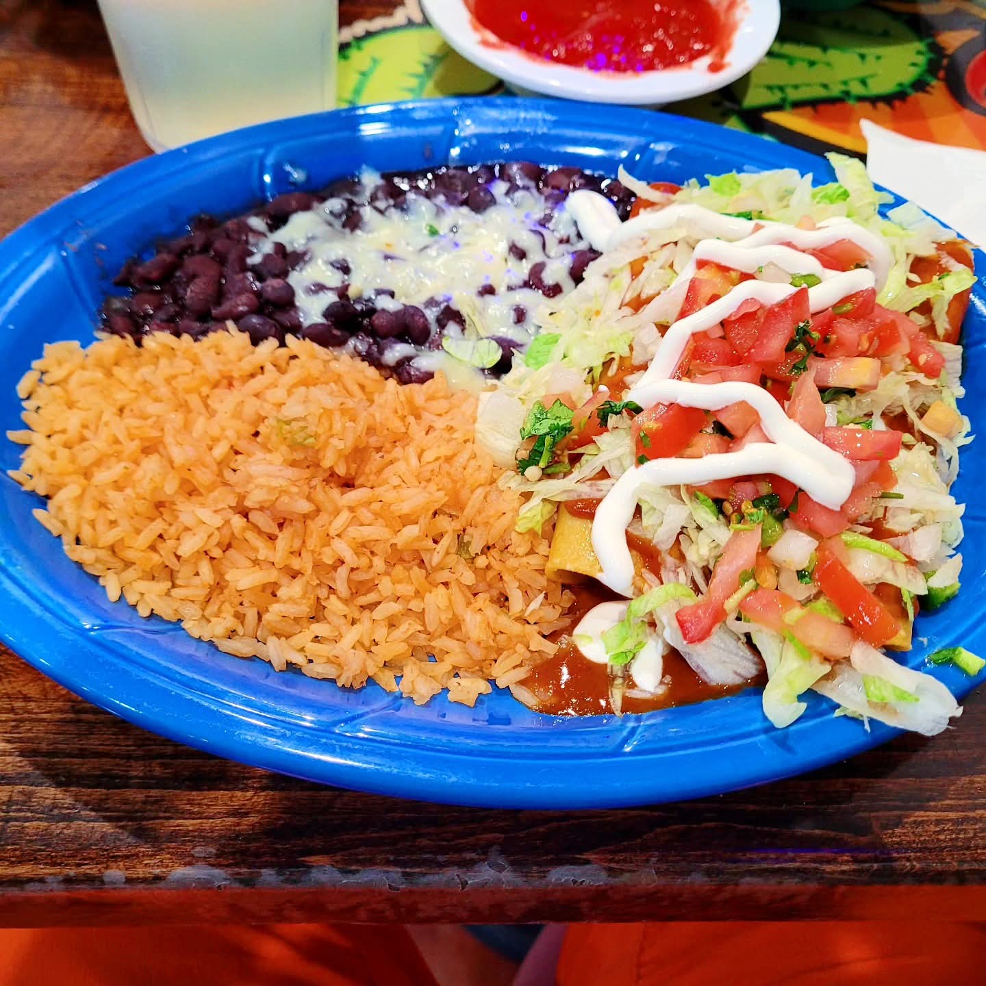 2025-09-24 1923 hours - NEW Seafood Enchiladas at Cactus Cantina in Orange Beach