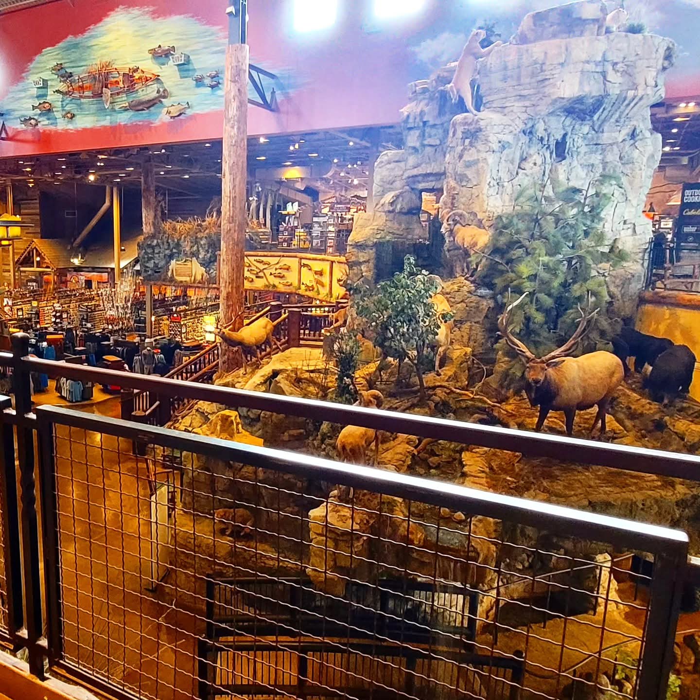 2025-09-26 0923 hours #1 - Panoramic View from Top Floor at Bass Pro Shops in Pearl