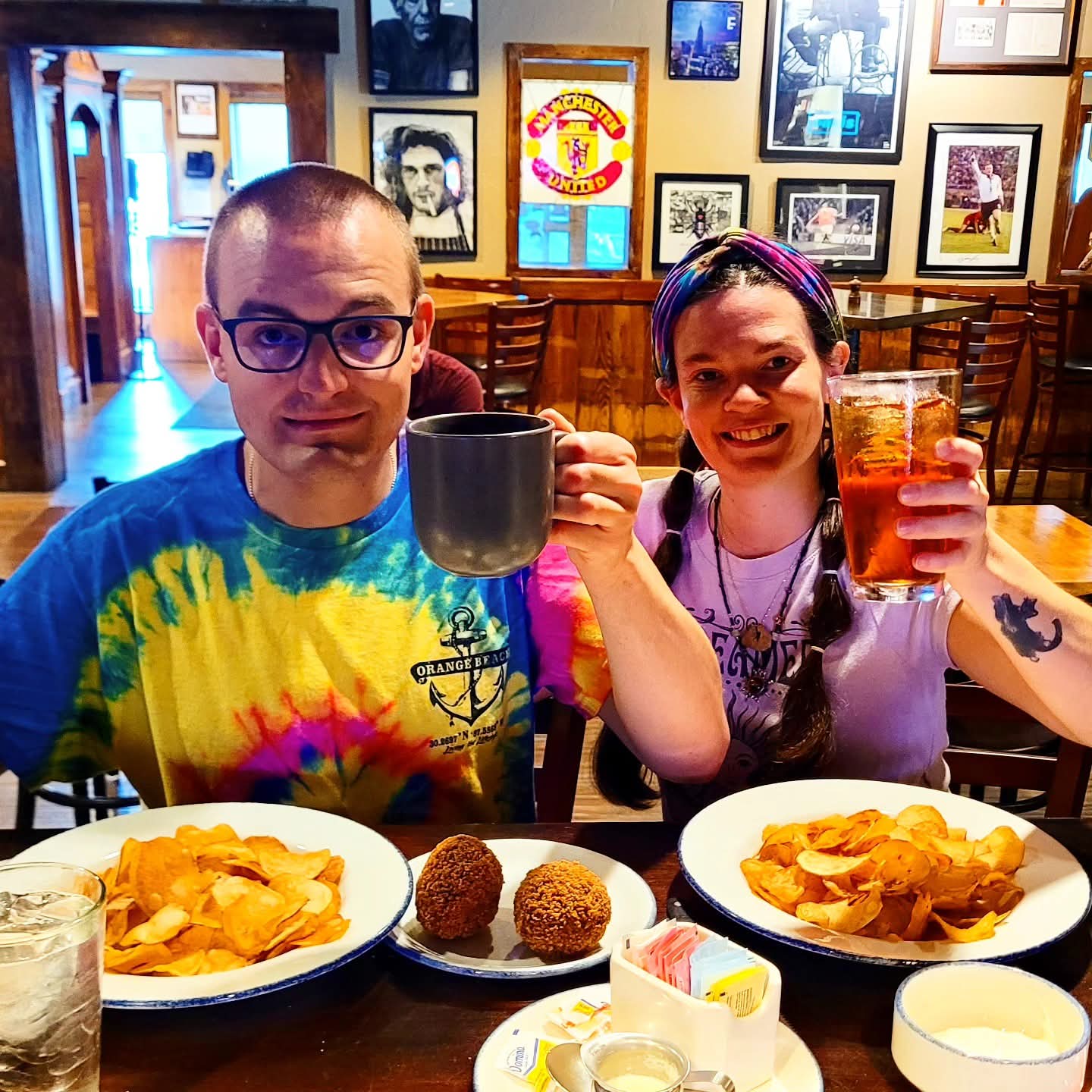 2025-10-06 1133 hours - Brady & Haley Kilburn enjoy Lunch at Farmers Gastropub