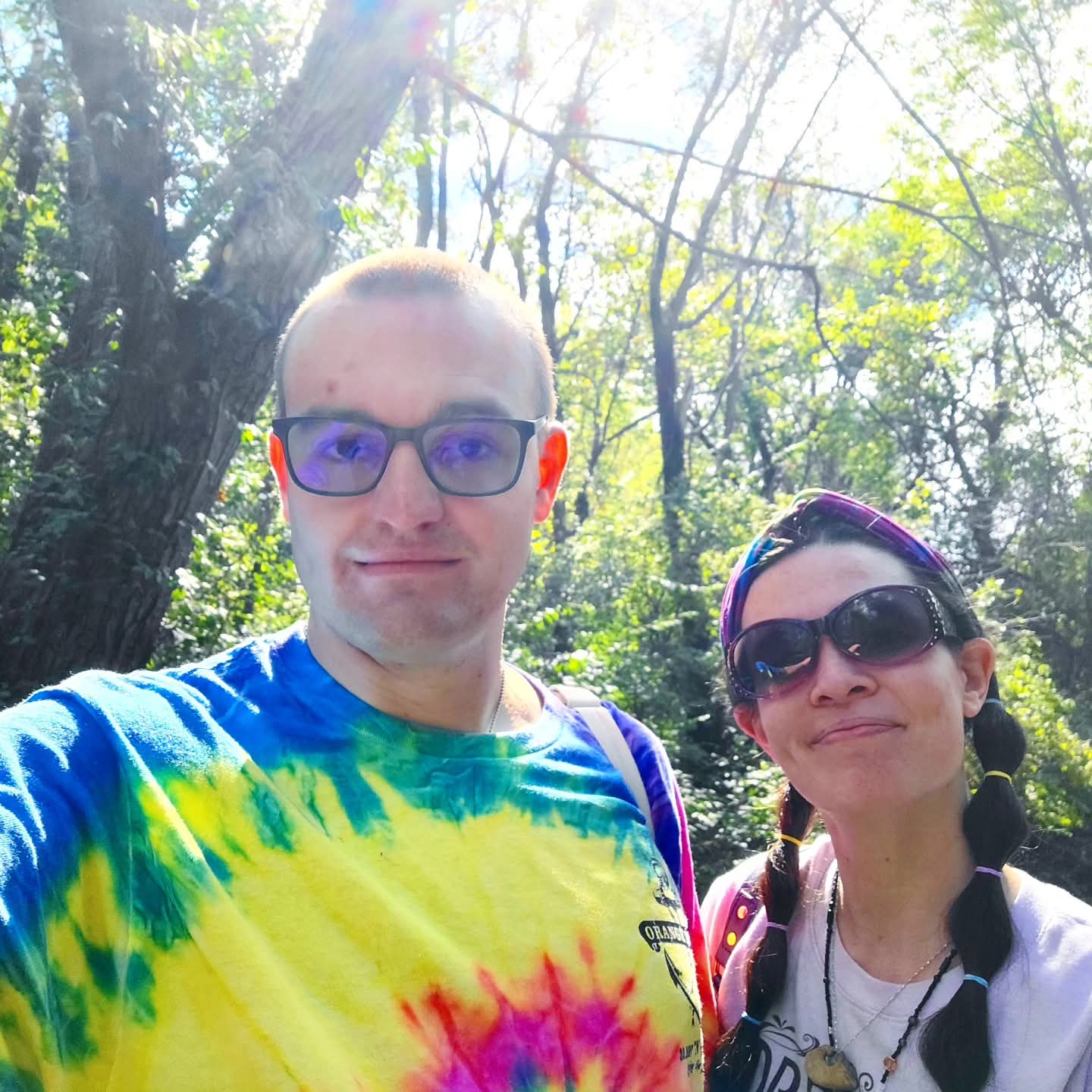 2025-10-06 1252 hours - Brady & Haley at Galloway Creek Greenway Trail