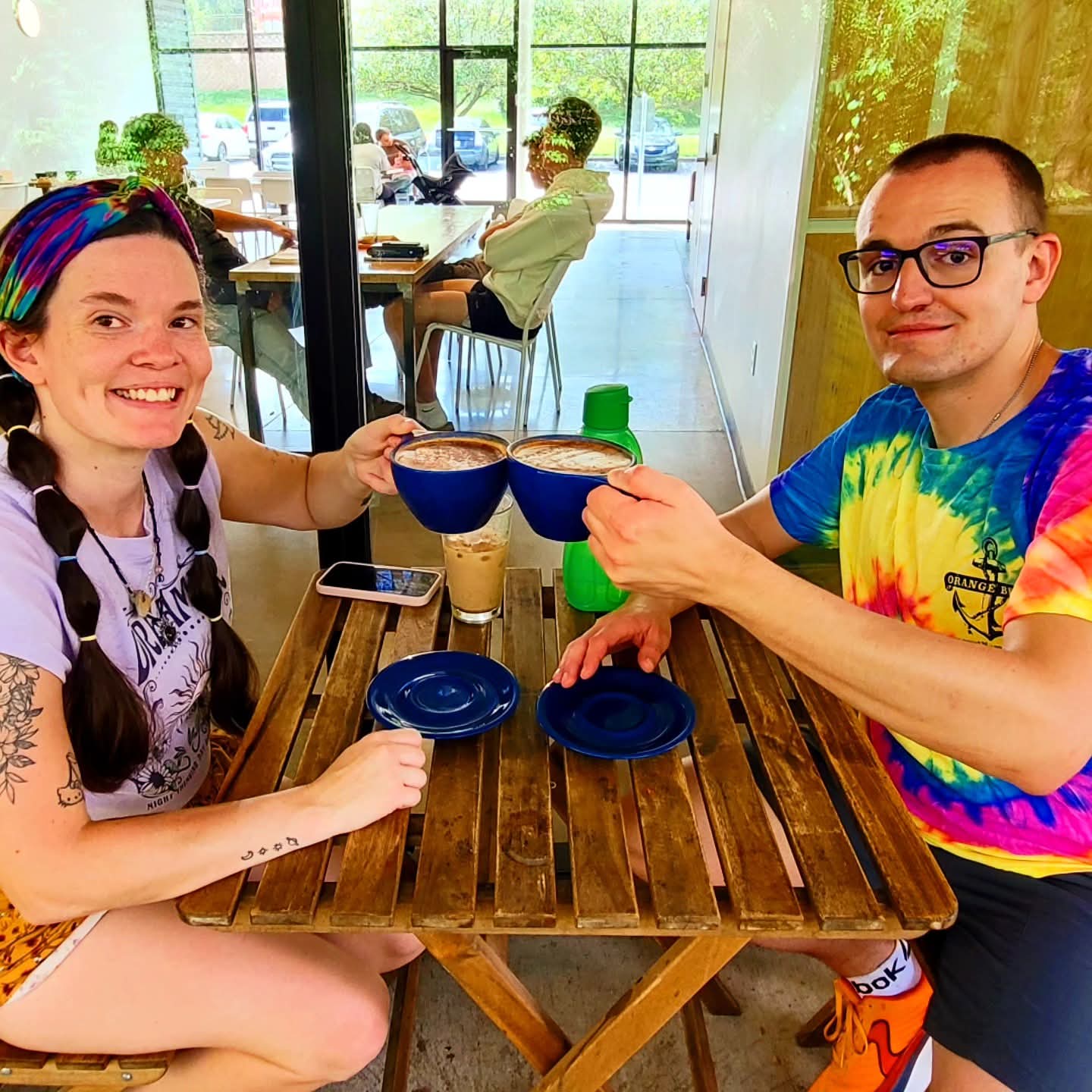 2025-10-06 1340 hours - Haley Kilburn & Brady enjoy Coffee at Kingdom Coffee Lone Pine