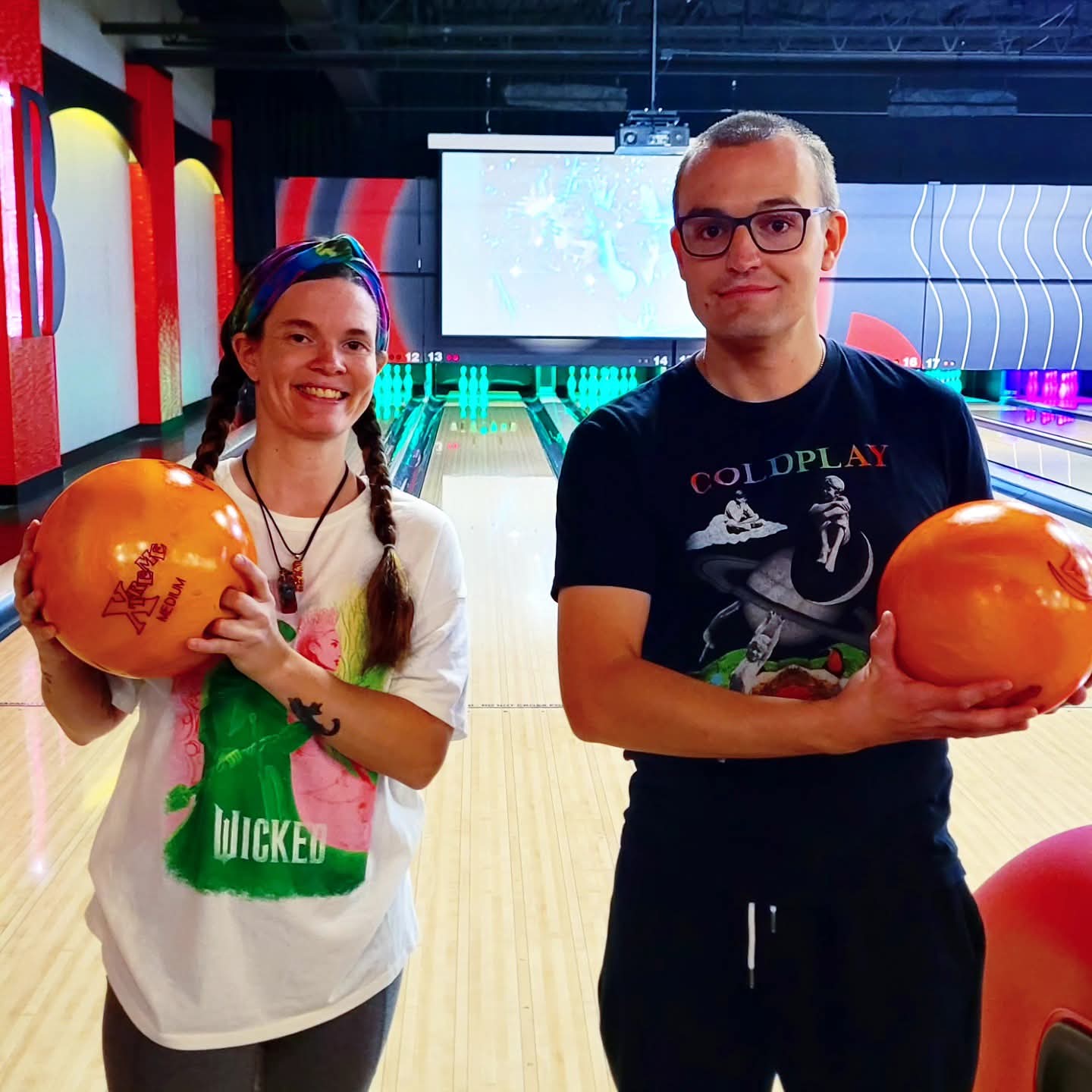 2025-10-20 1556 hours - Autism Buddies Haley & Brady Bowling at Andy B's