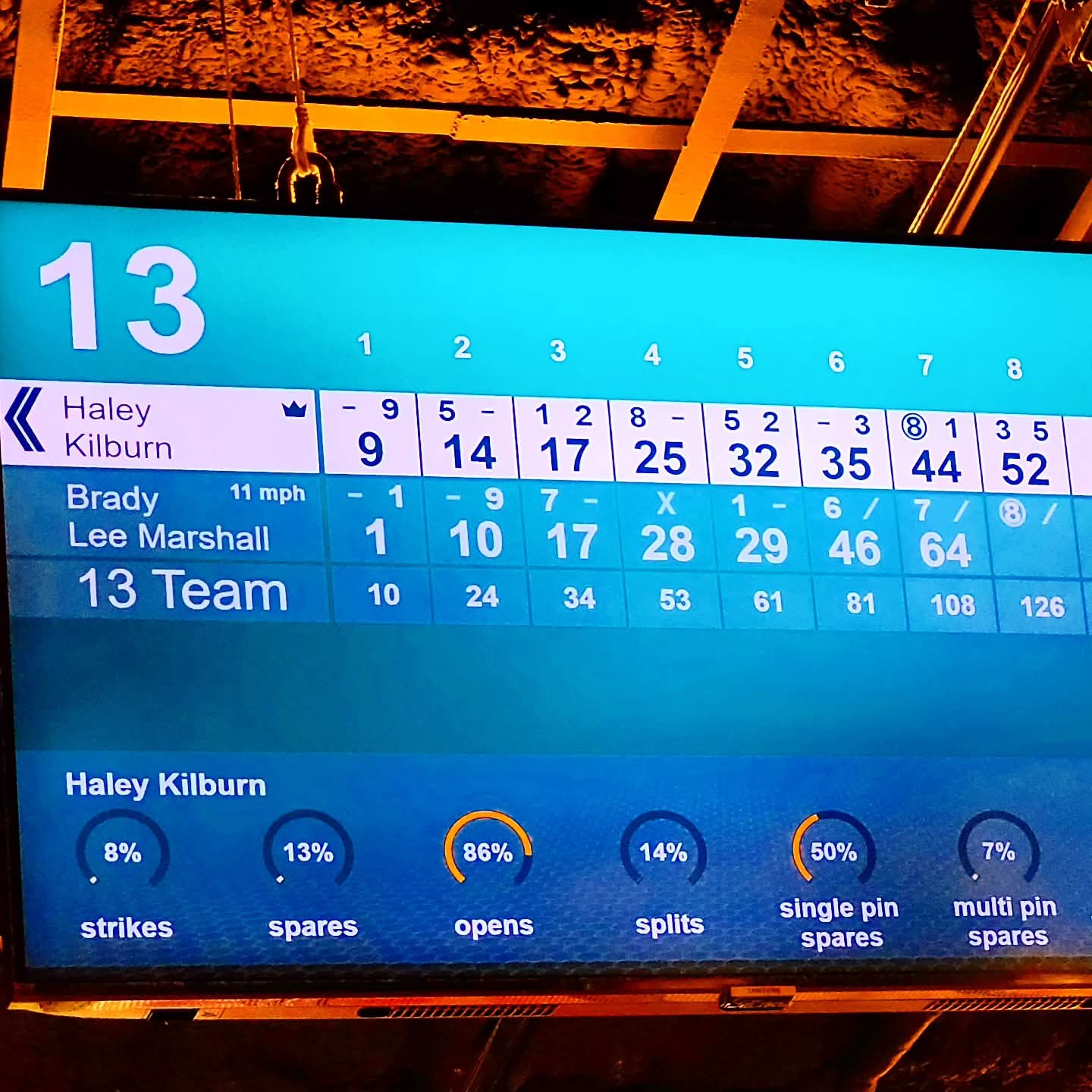 2025-10-20 1723 hours #1 - Brady Made a Strike and Three Spares at Andy B's