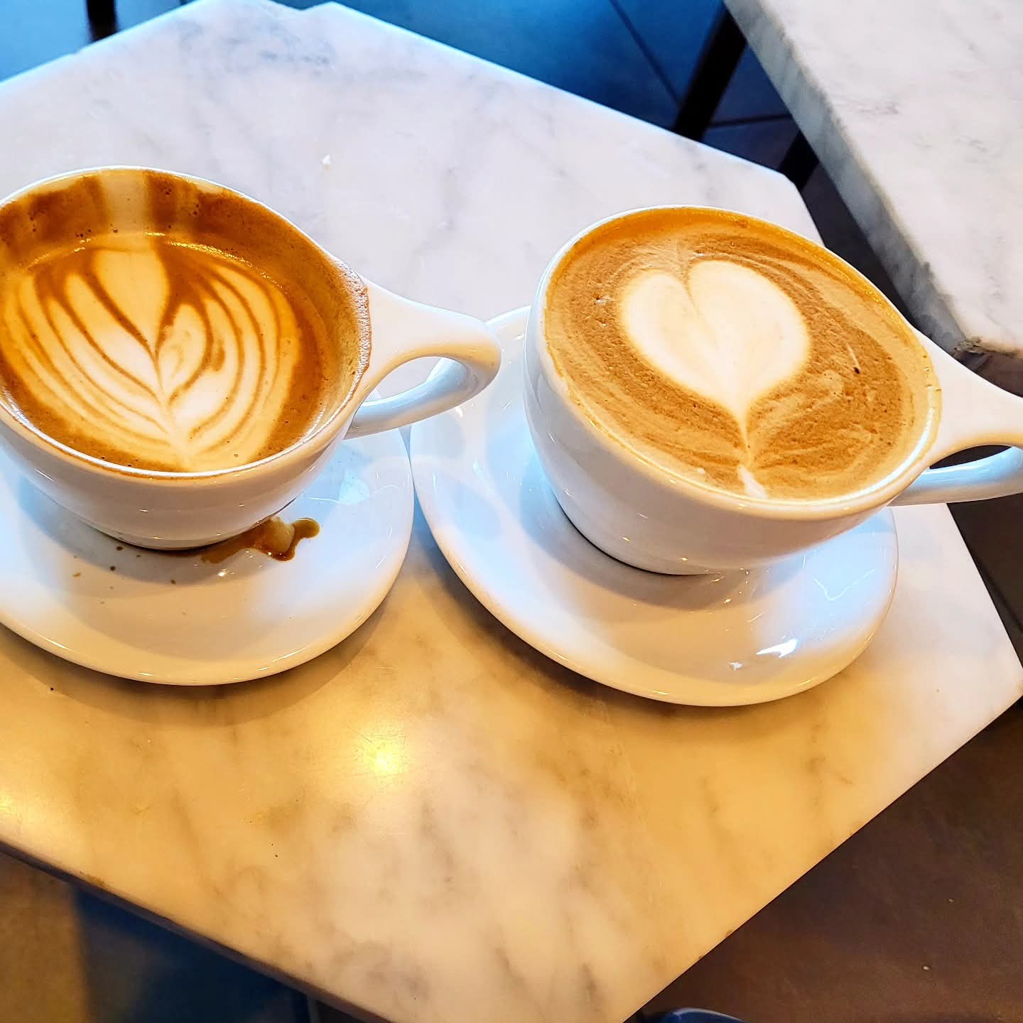 2025-11-03 1403 hours - Two SEASONAL Chagaccinos at Architect Coffee Company