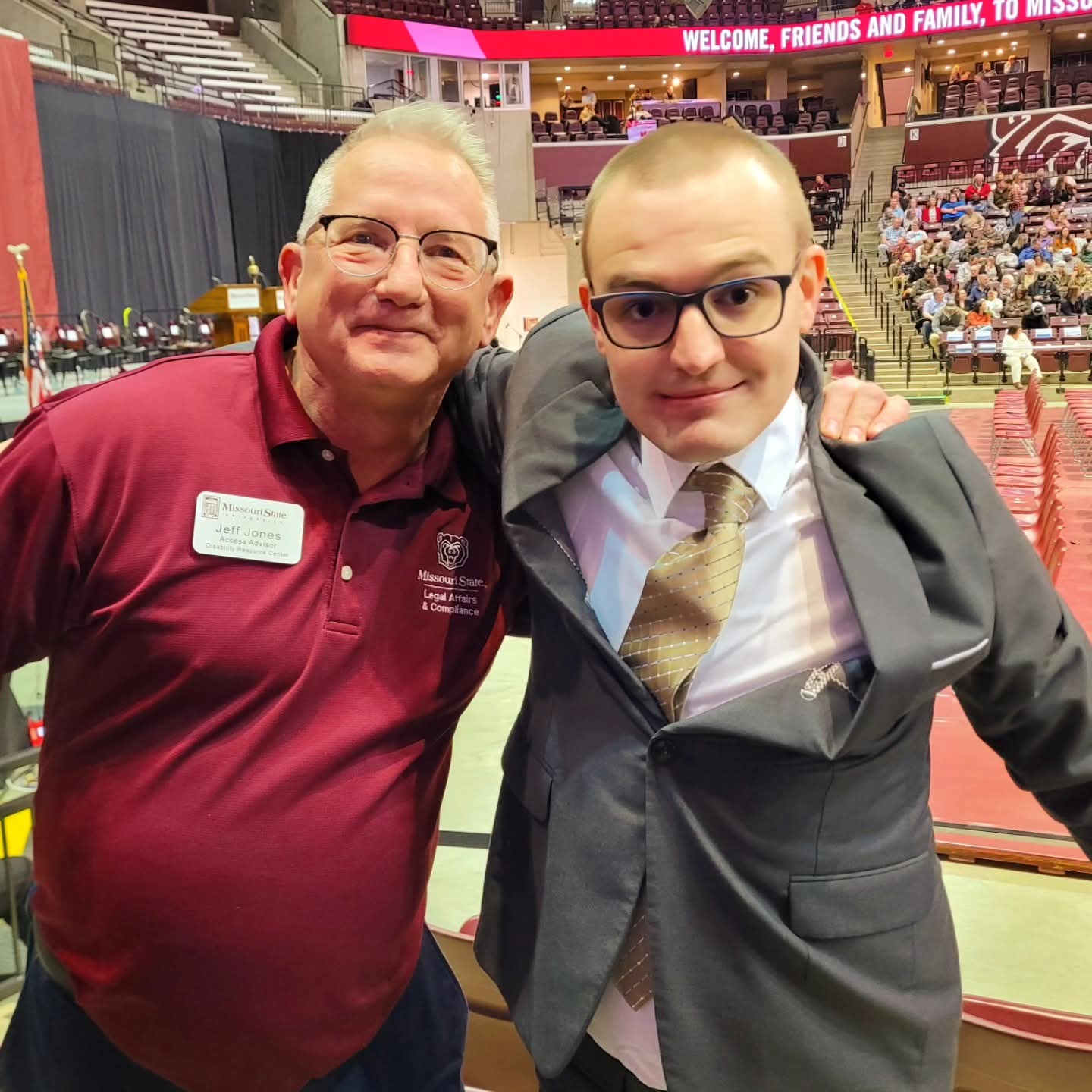 2025-12-12 1302 hours - Brady's First Encounter with Jeff Jones since Graduating from OTC, at Jacob Skagg's Graduation