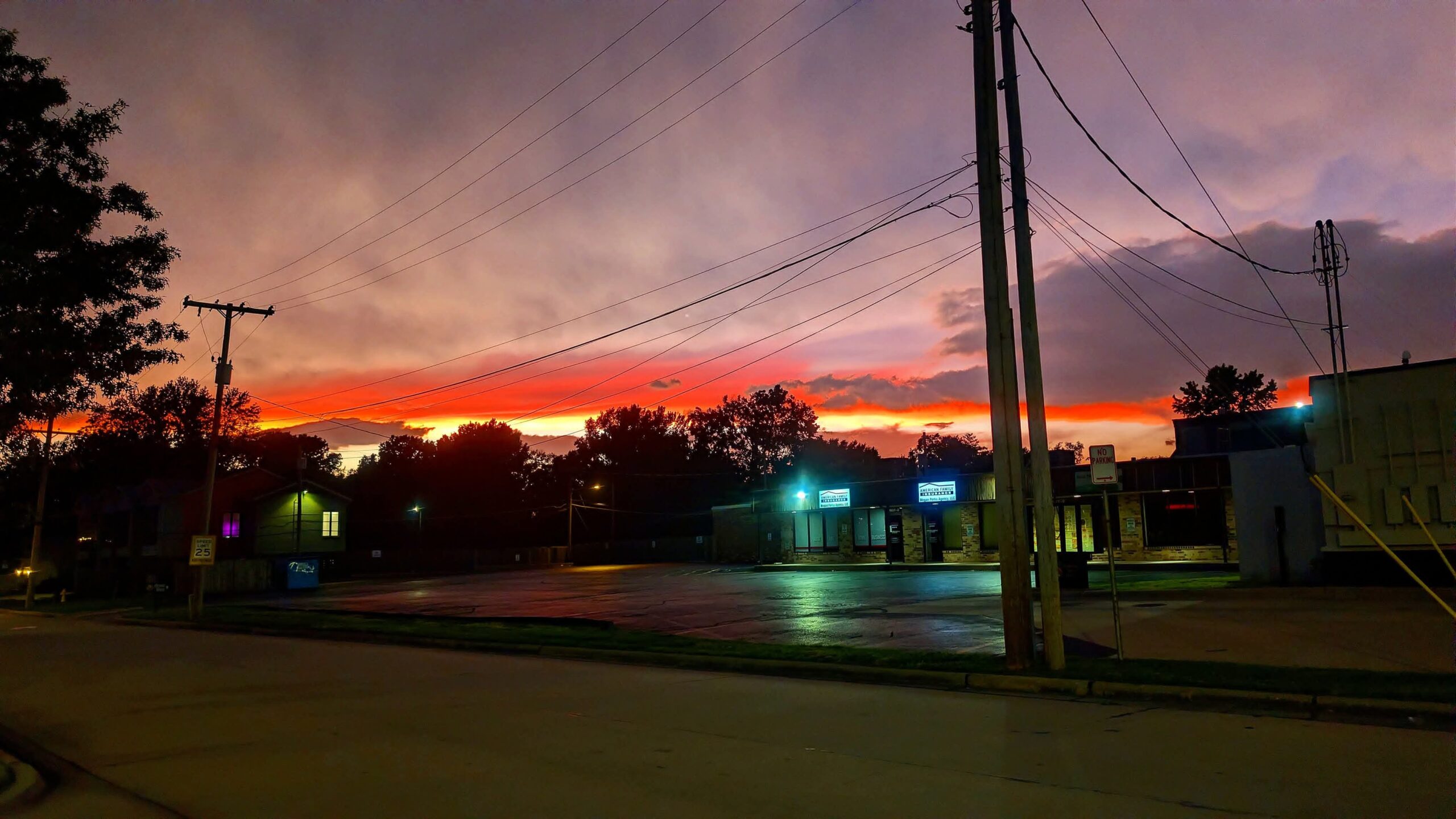 2026-06-11 2051 hours - Ultra-Rare-Colored Spectacular Sunset On the Way Home from Work